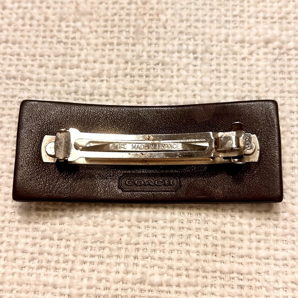 Coach leather hair barrette - Picture 5 of 5